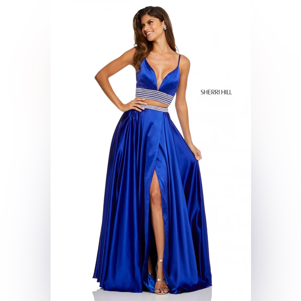 Sherri Hill Blue PROM Dress